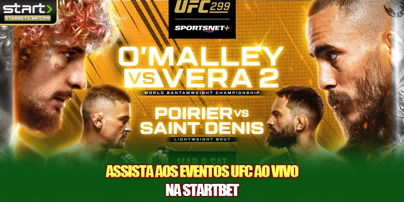 Assista aos Eventos UFC ao vivo na STARTBET