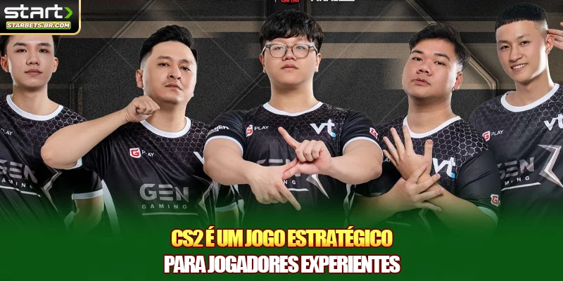 CS2 é um jogo estratégico para jogadores experientes