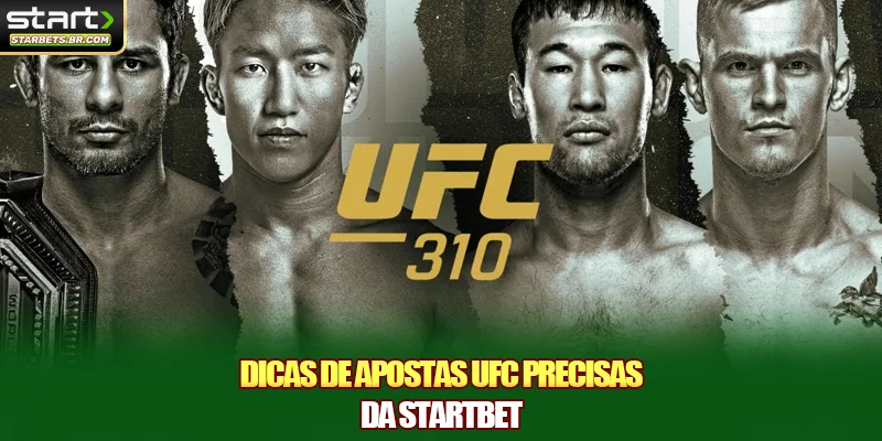 Dicas de apostas UFC precisas da STARTBET