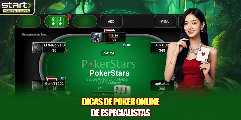 Dicas de Poker online de especialistas