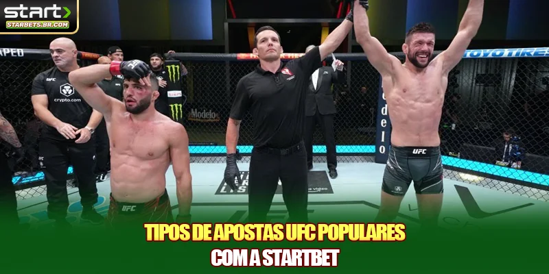Tipos de apostas UFC populares com a STARTBET