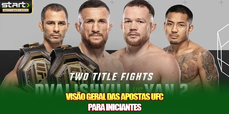 Visão geral das apostas UFC para iniciantes